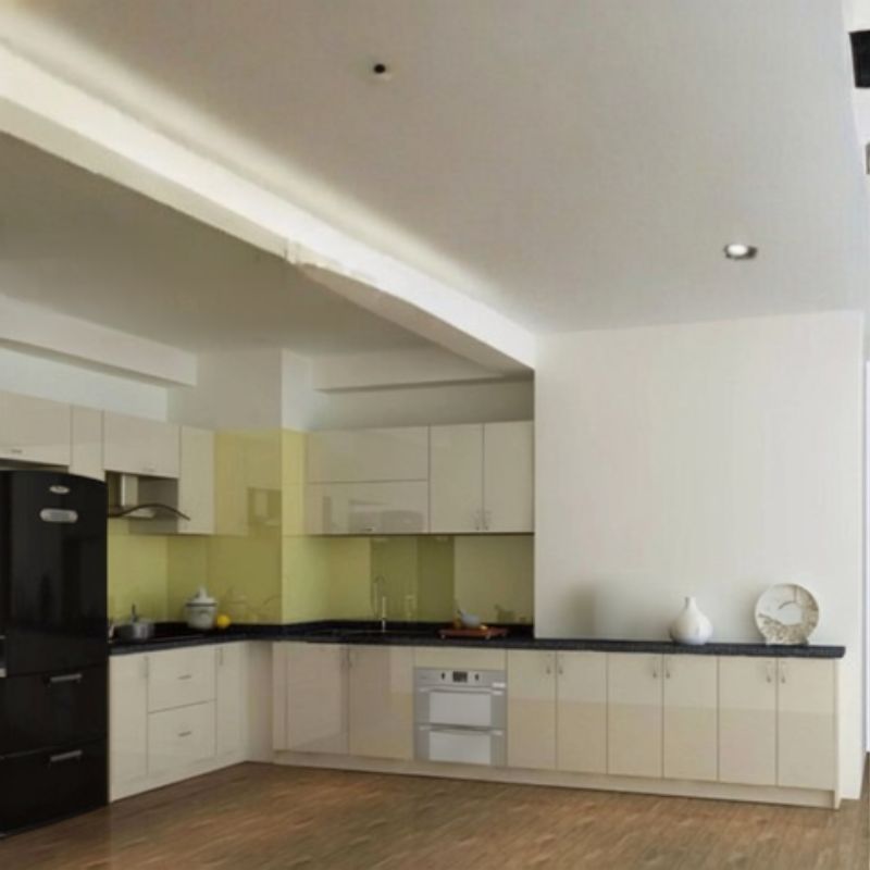Tu bep Inox canh Acrylic hoan hao